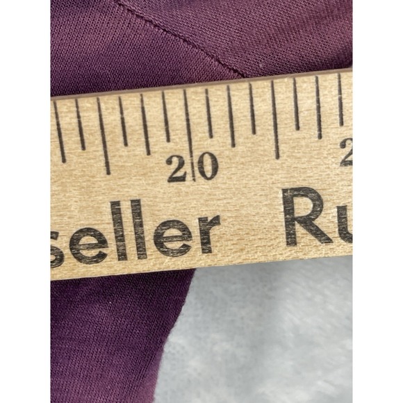 American Eagle Soft & Sexy Ruffle Bell Sleeve Top Purple Tie Dye Womens Sz Small - Picture 3 of 11